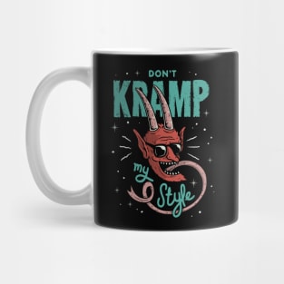 Krampus "Don't Kramp My Style" Mug